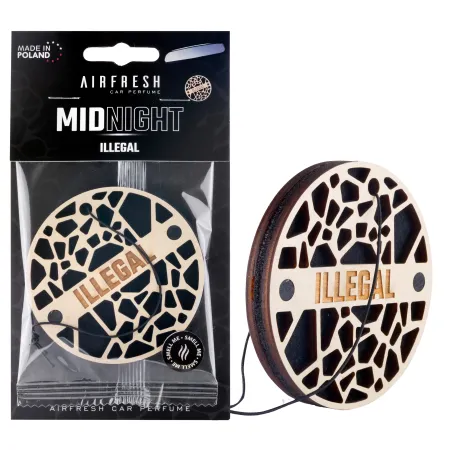 MIDNIGHT Illegal – drewniany zapach do auta premium